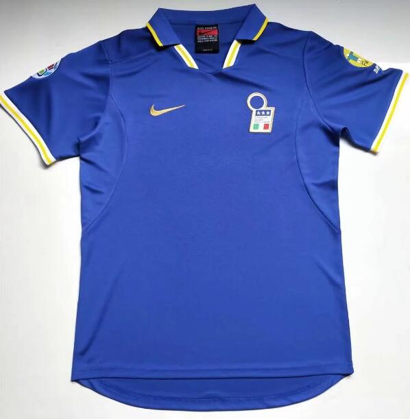 1996-97 Italy Home Retro Soccer Jersey Shirt